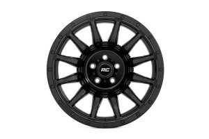 Wheel - Rough Country - 90 Series, One-Piece - Gloss Black